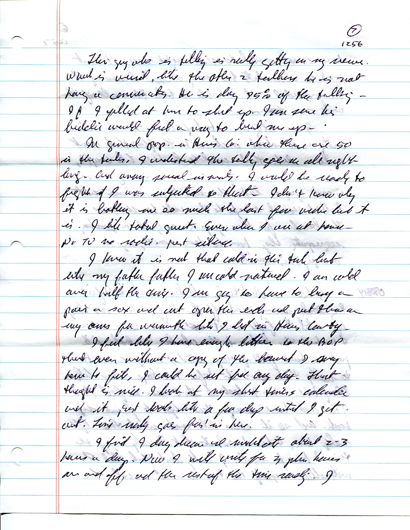 Dr John WorldPeace 2008 Prison Journal